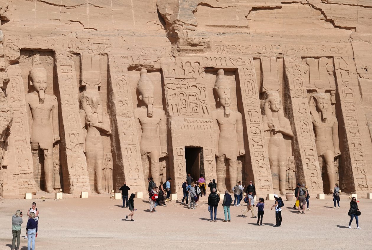 Small Temple of Abu Simbel by Egyptian Egyptian