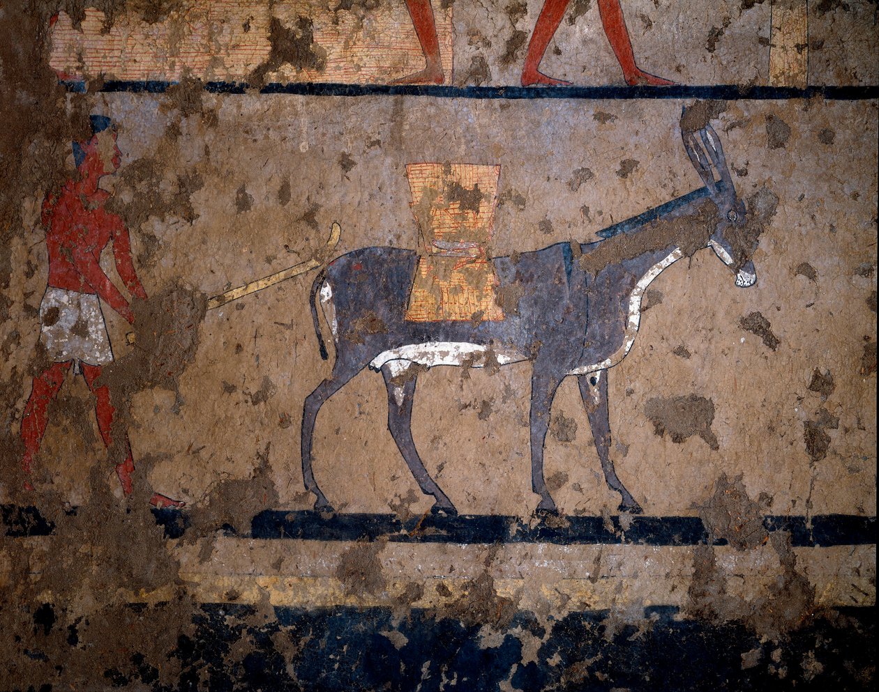 The Transport of Grain on the Back of a Mule by Egyptian Egyptian