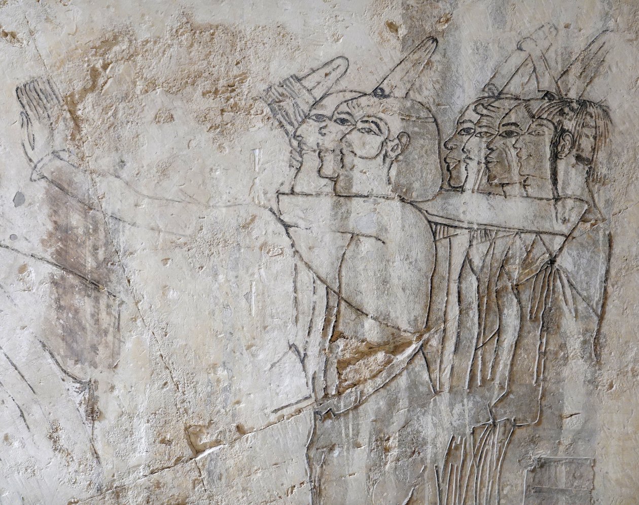 Sketch Drawing of a Group of Men, Ramose