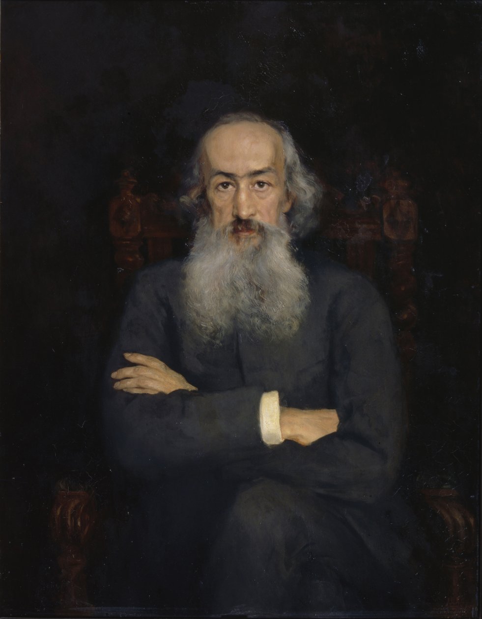 Portrait of the Historian Konstantin Nikolayevich Bestuzhev-Ryumin, 1829-1897 by Ekaterina Sergeevna Zarudnaya Kavos
