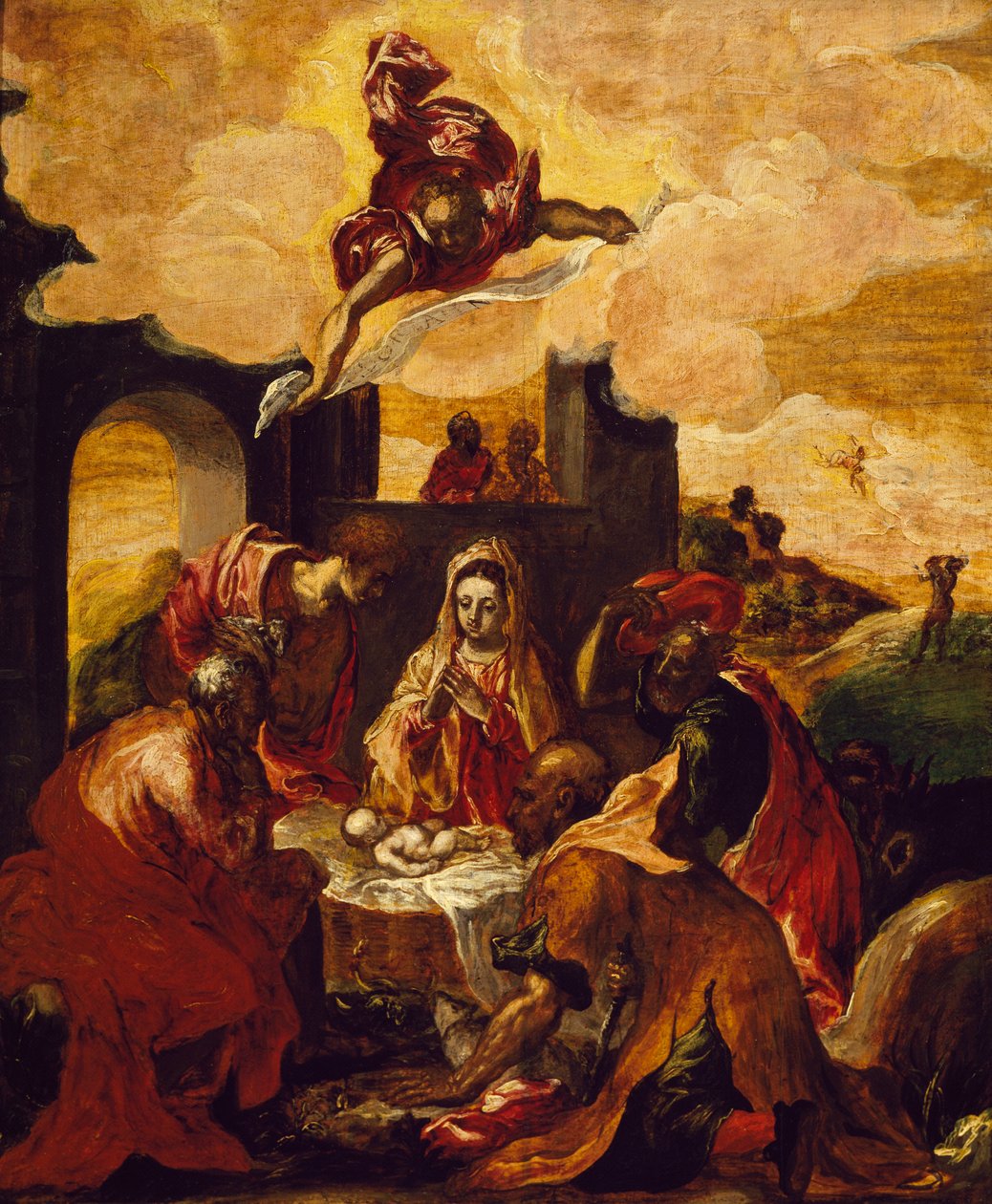 Adoration of Shepherds by El (1541-1614) Greco