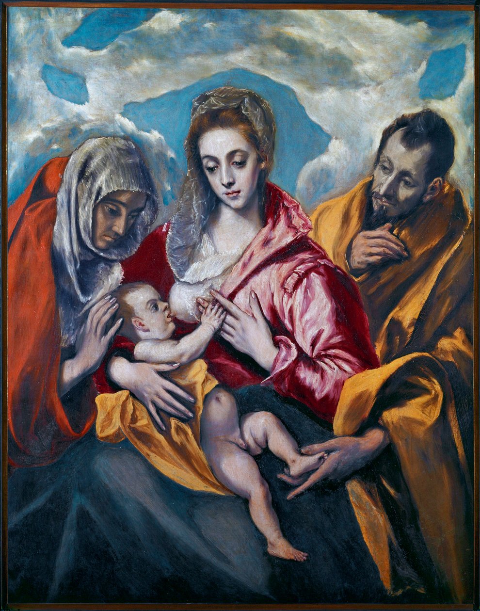 Holy Family with Saint Anne by El (1541-1614) Greco