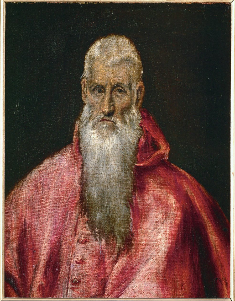 Saint Jerome as a Cardinal by El (1541-1614) Greco