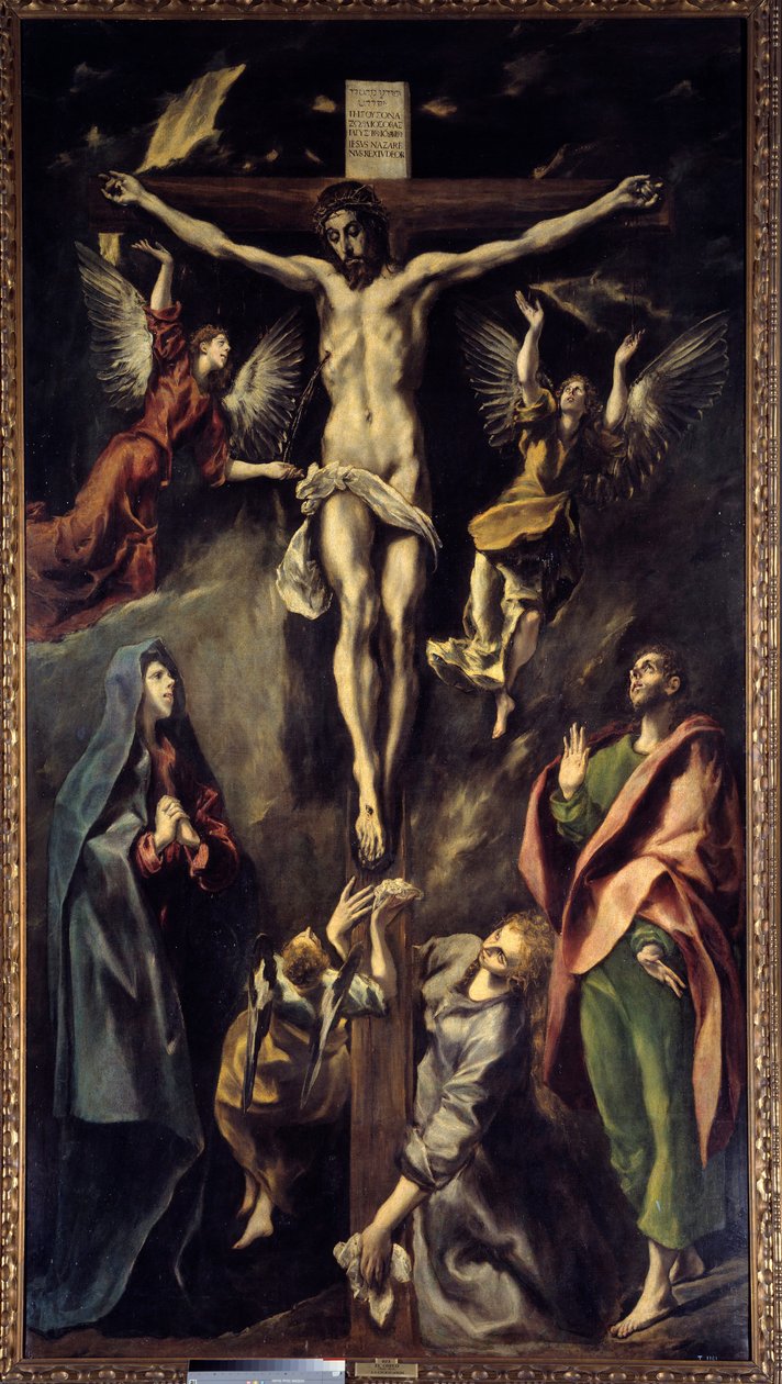 The Crucifixion by El Greco: High-quality fine art print