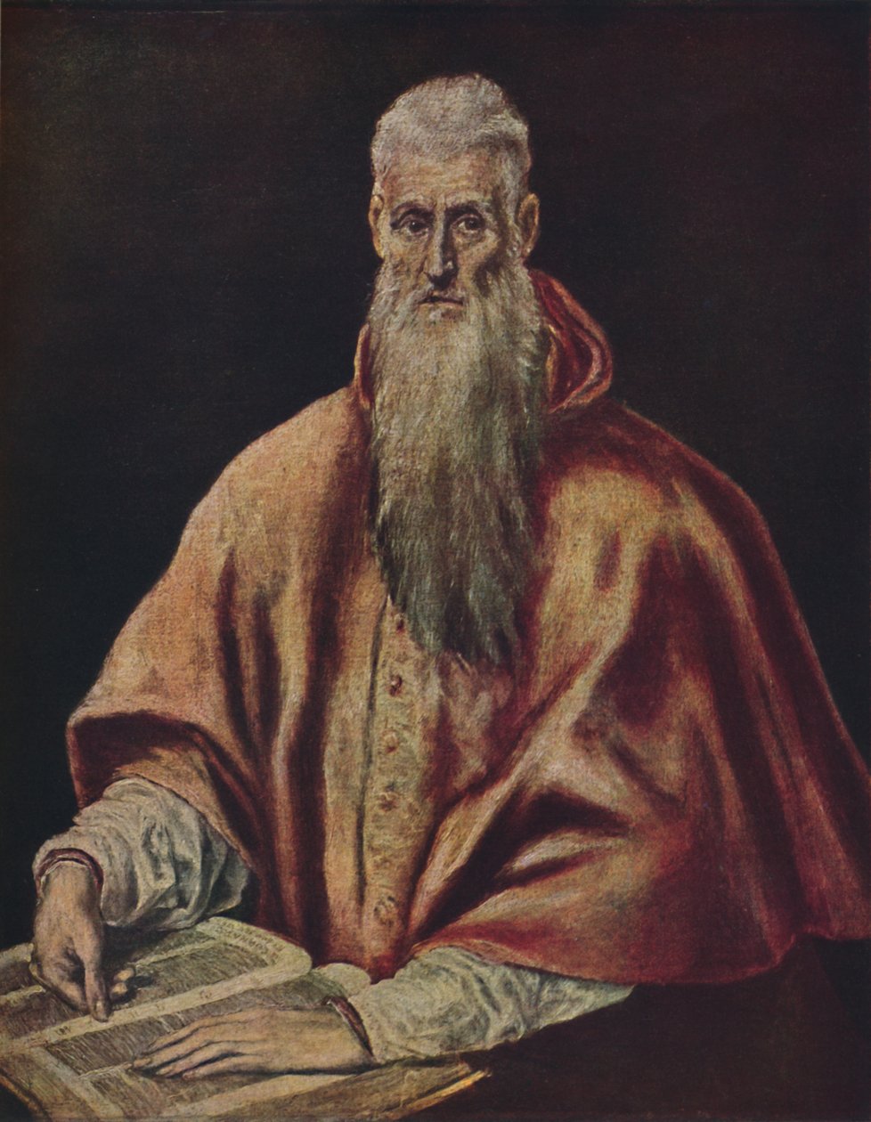 Saint Jerome as Cardinal by El Greco