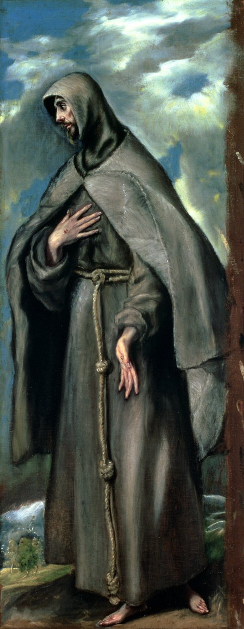 St. Francis of Assisi (c.1182-1220) by El Greco