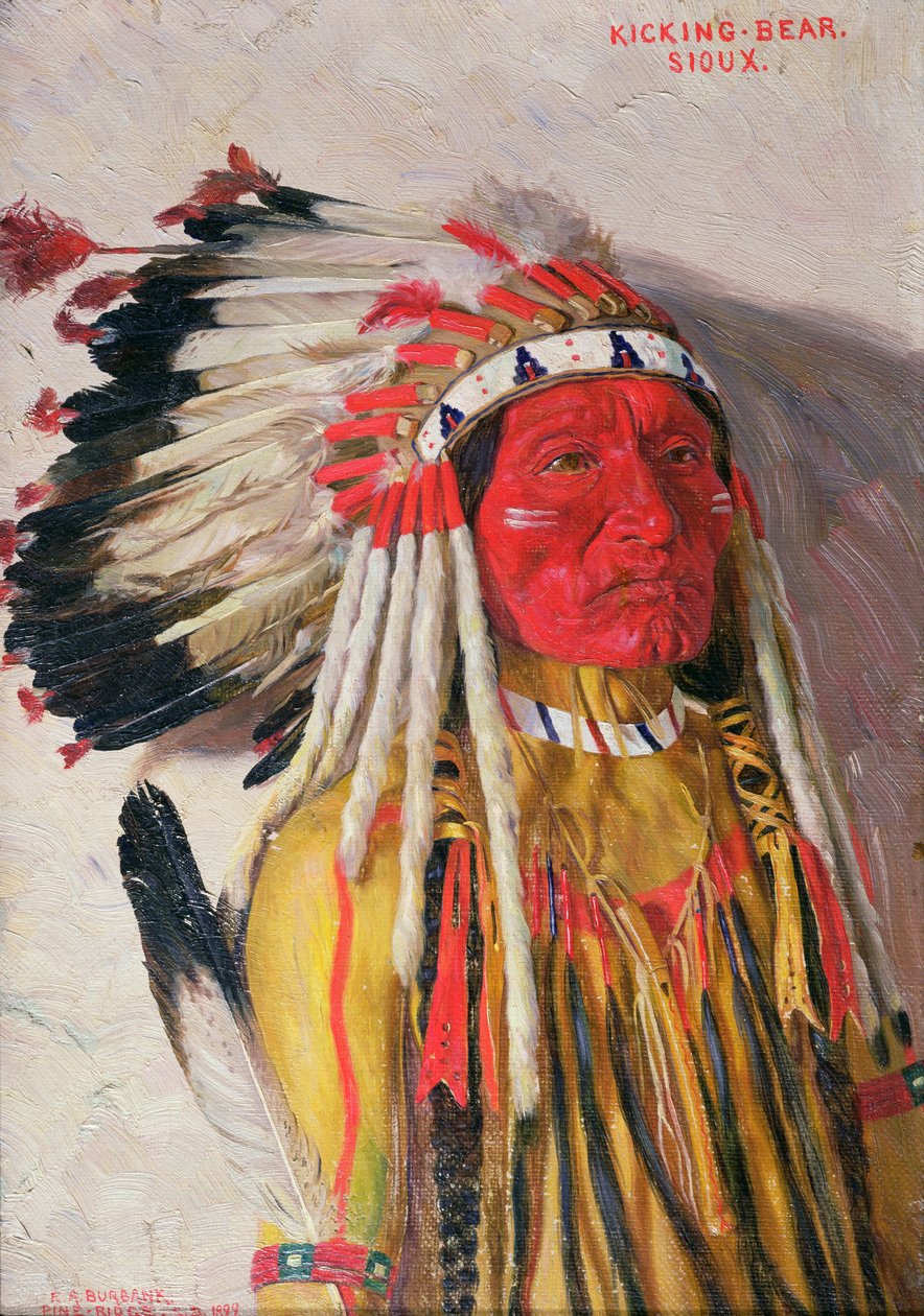 Kicking Bear by Elbridge Ayer Burbank