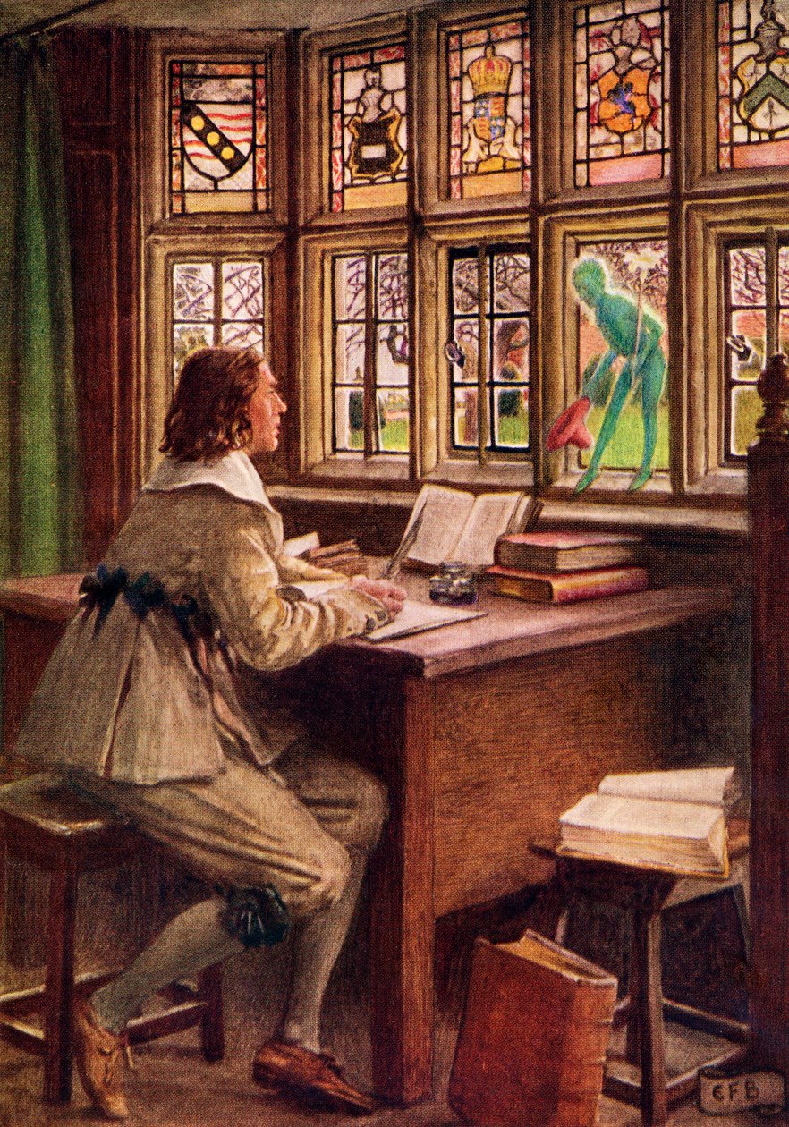 Illustration for the Poem Madrigal by Shakespeare (from the book 
