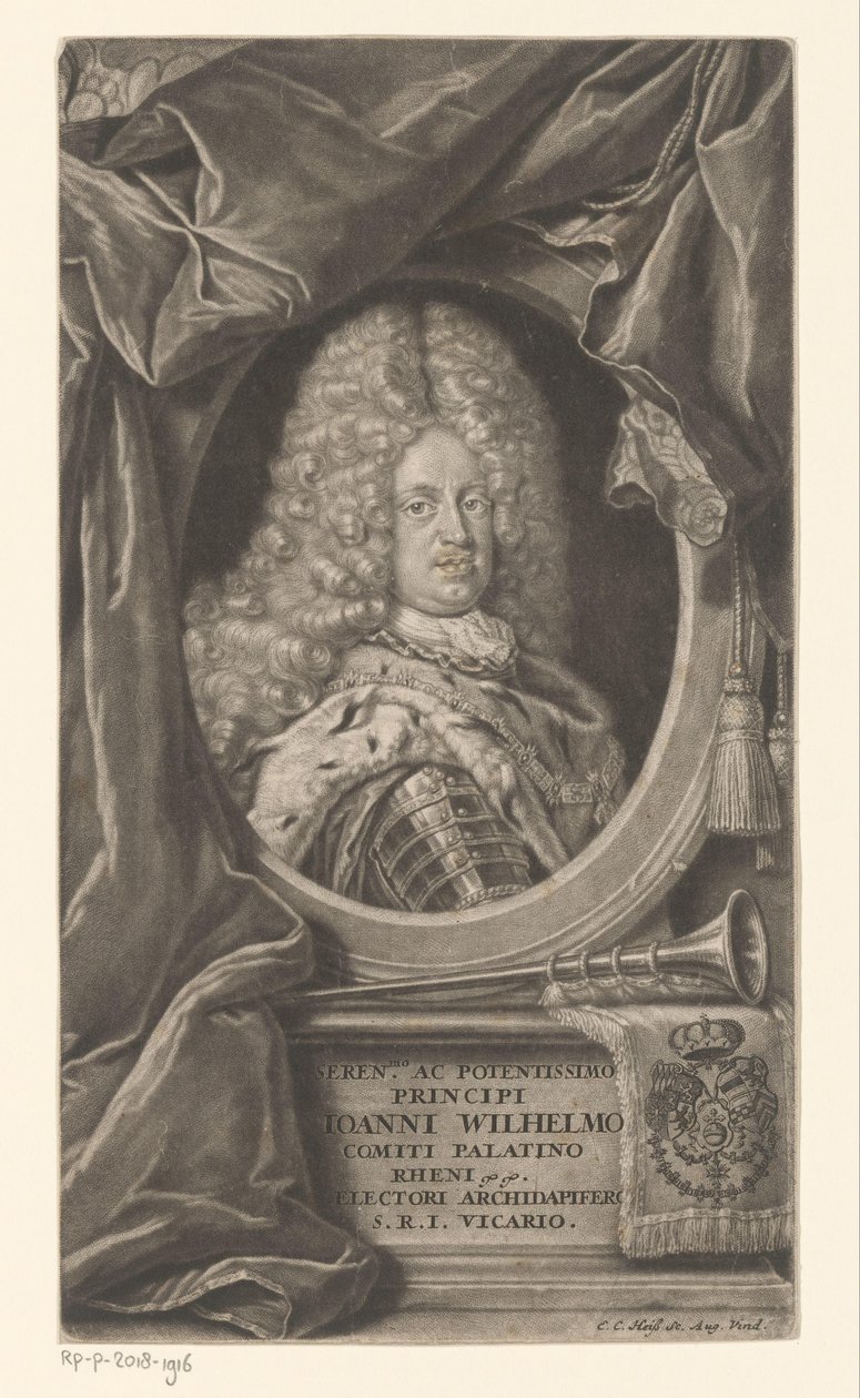 Portrait of Johann Wilhelm by Elias Christopf Heiss