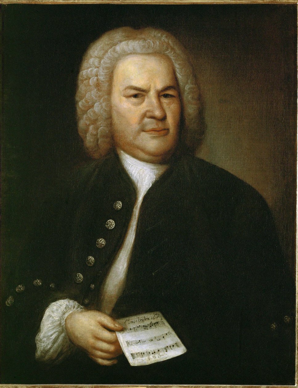 Johann Sebastian Bach, German Composer by Elias Gottleib Haussmann