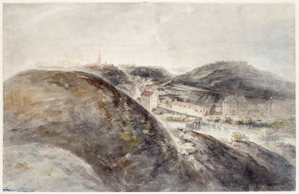 View over Södermalm by Elias Martin