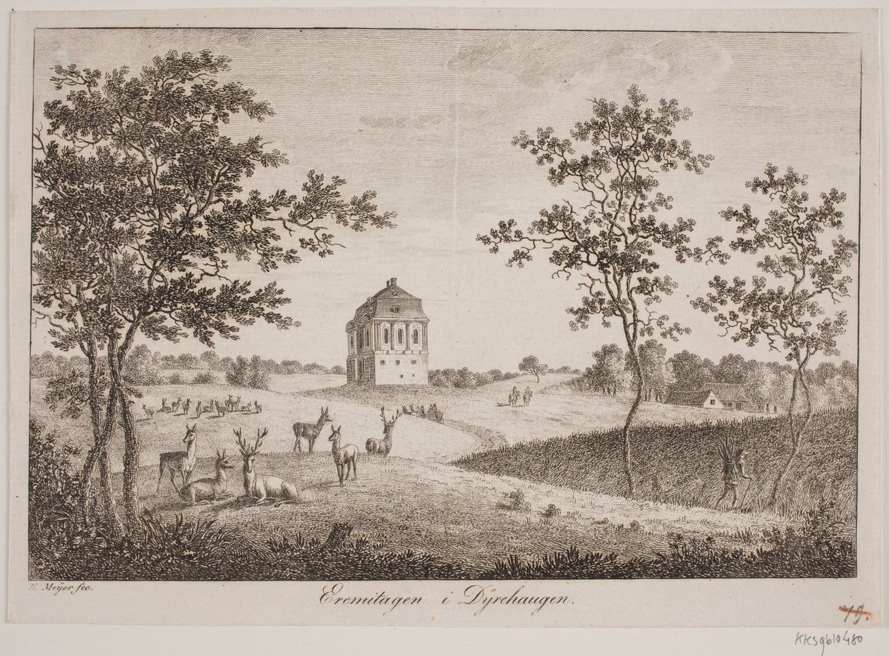 The Hermitage in Dyrehaven by Elias Meyer