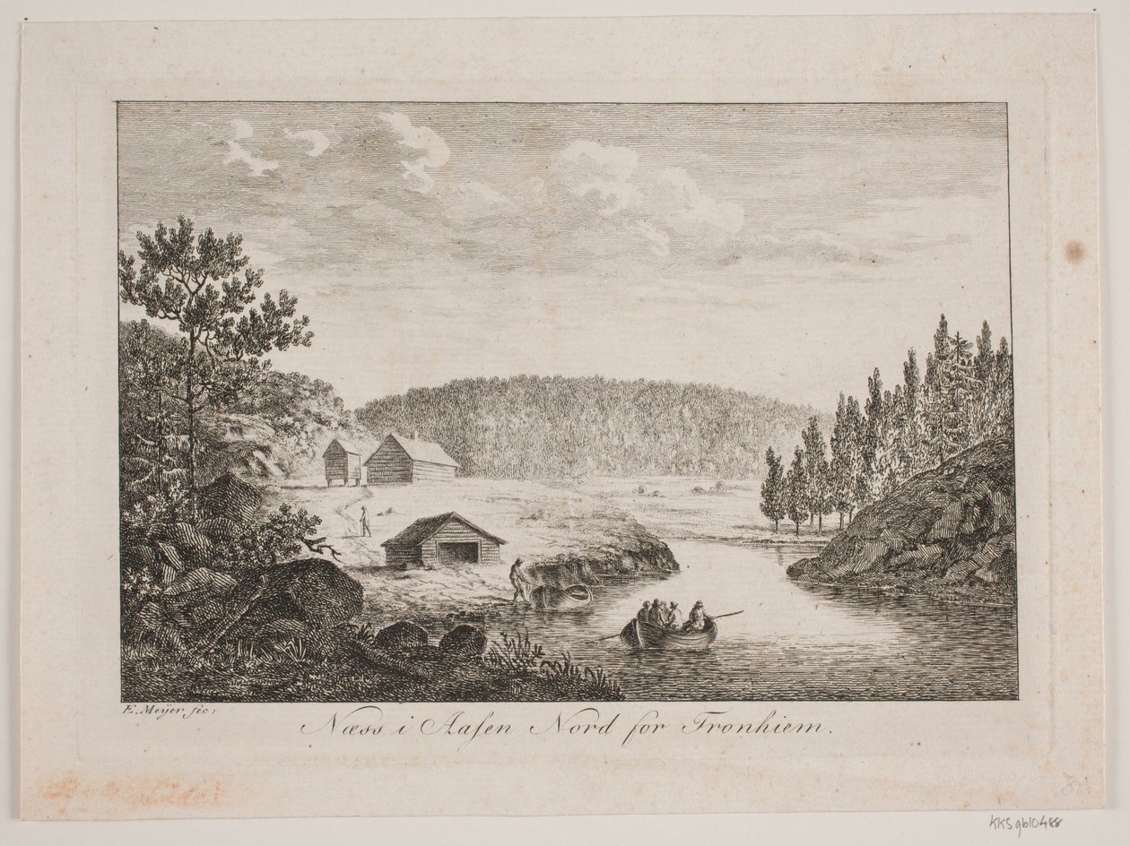 Næss in Aasen North of Trondheim by Elias Meyer