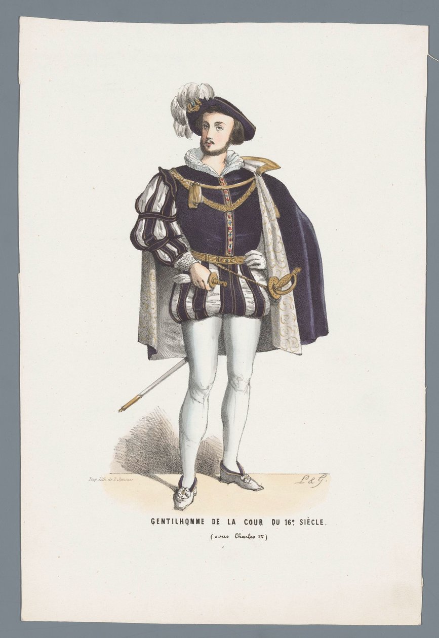 Gentleman of the Court, 16th Century (Under Charles IX) by Elias Spanier