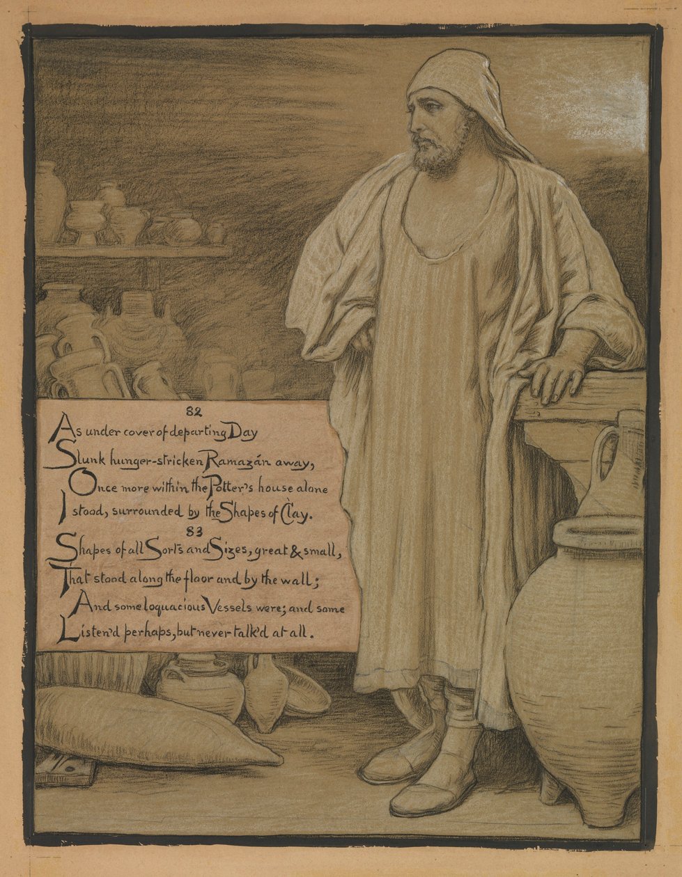(Illustration for Rubáiyát of Omar Khayyám) In the Potter