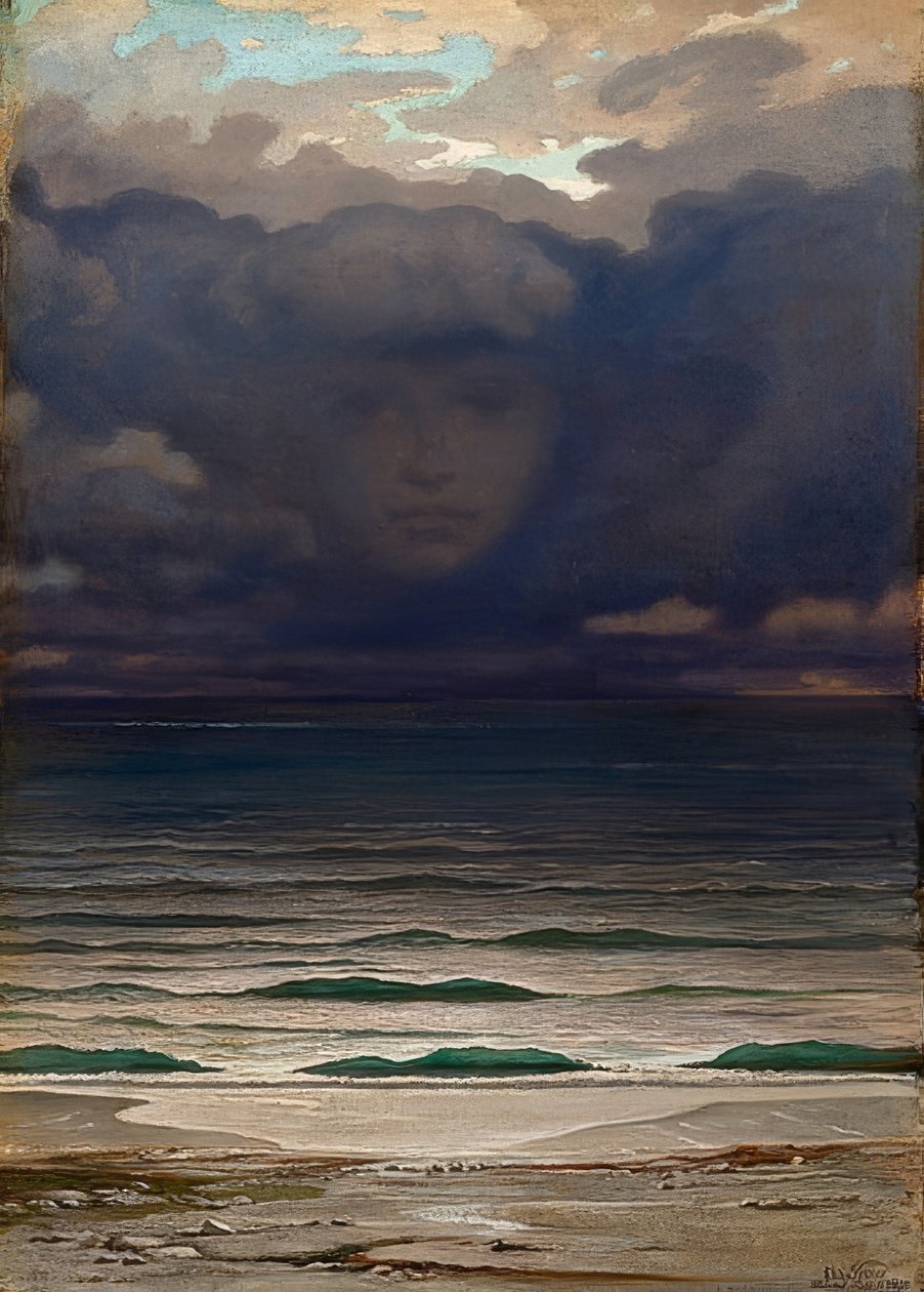 Memory. 1870 by Elihu Vedder