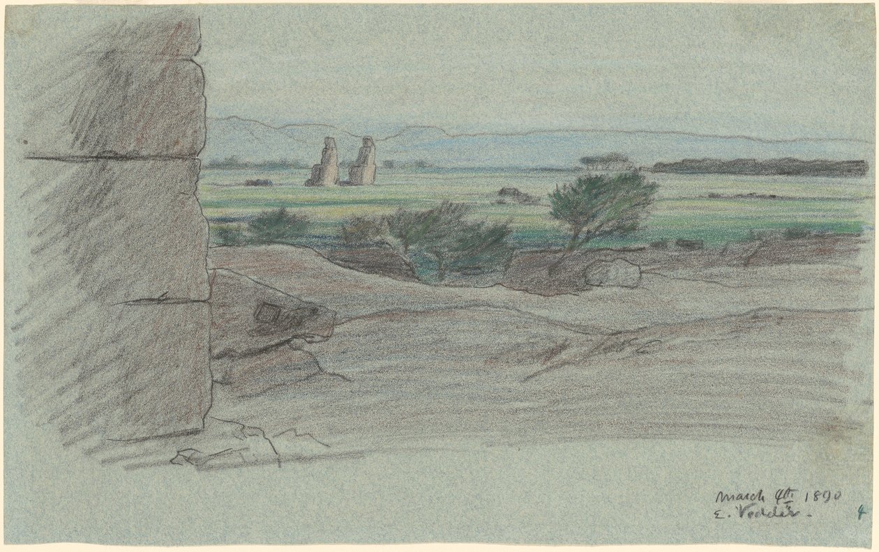 Nile Journey, No. 15 by Elihu Vedder