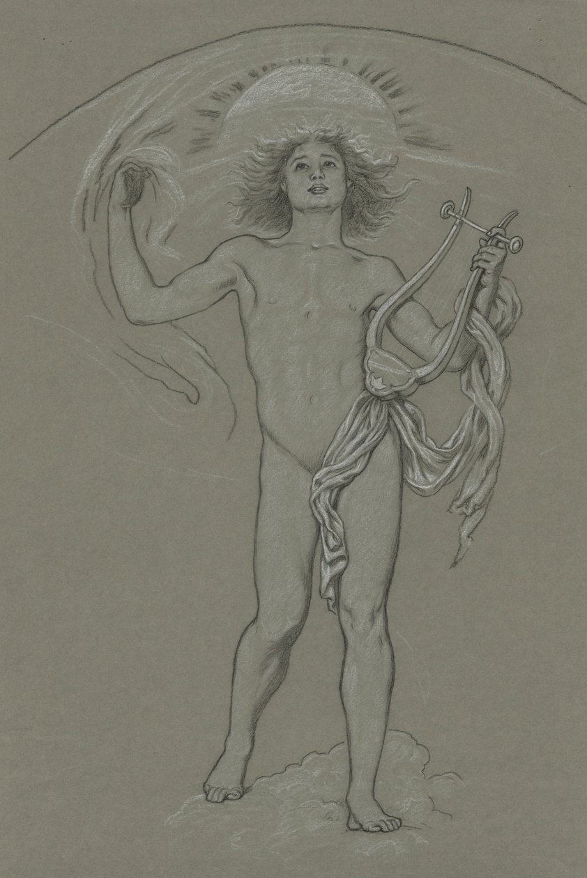 Study for Apollo by Elihu Vedder
