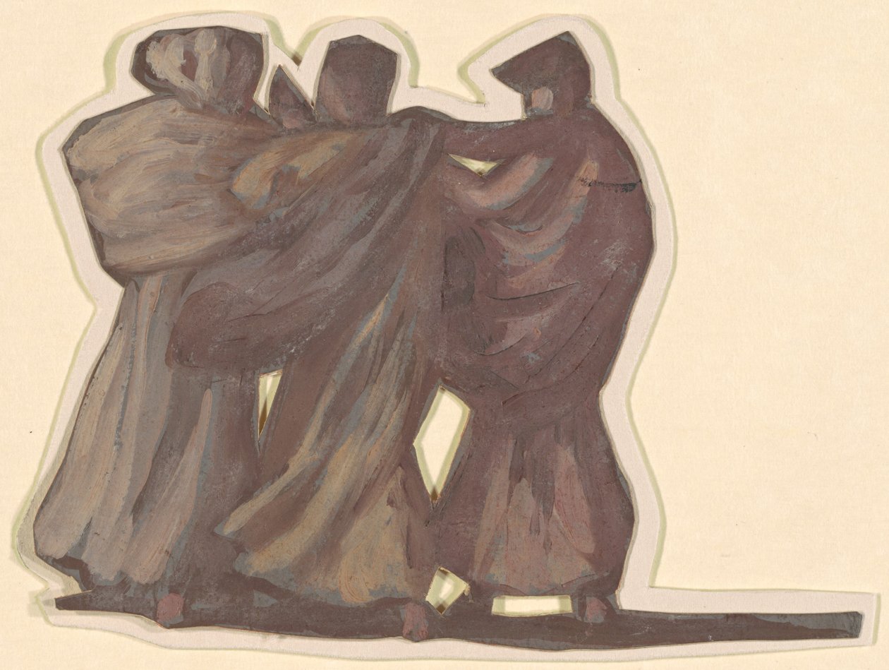 Study for Greek Girls Bathing by Elihu Vedder