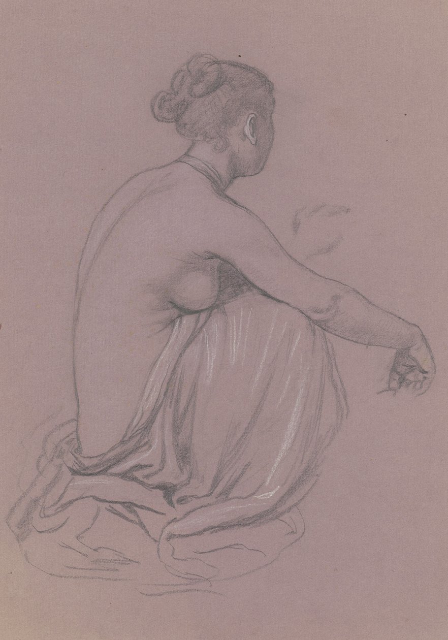 Study for Greek Girls Bathing by Elihu Vedder