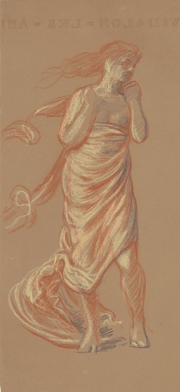 Study for Greek Girls Bathing [recto] by Elihu Vedder