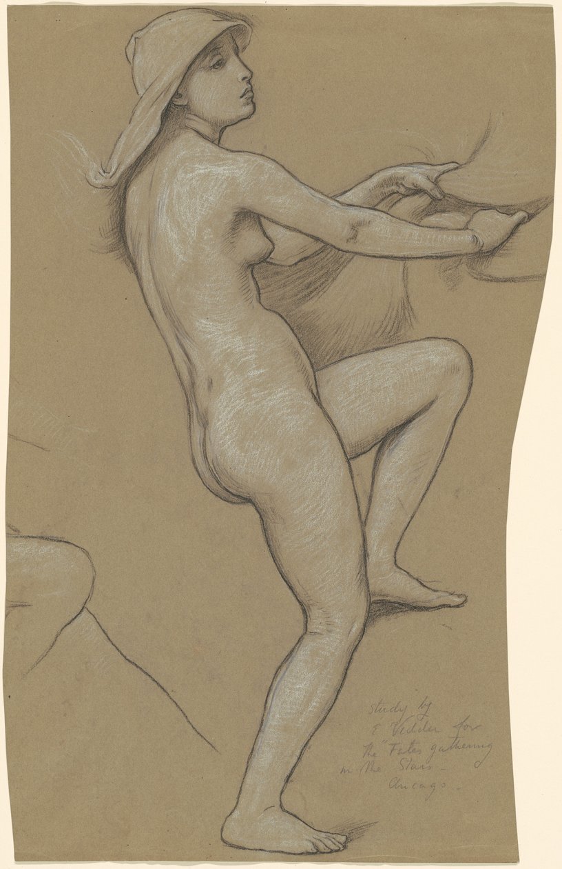 Study for "The Fates Gathering in the Stars" by Elihu Vedder