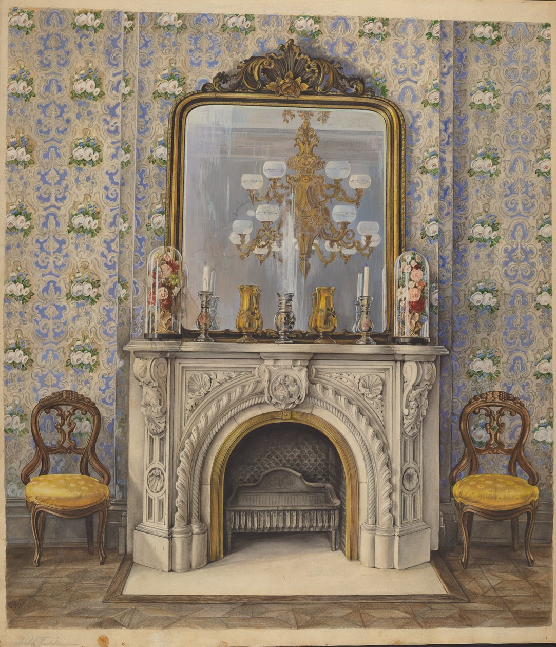 Portion of a Drawing Room by Elisabeth Fulda