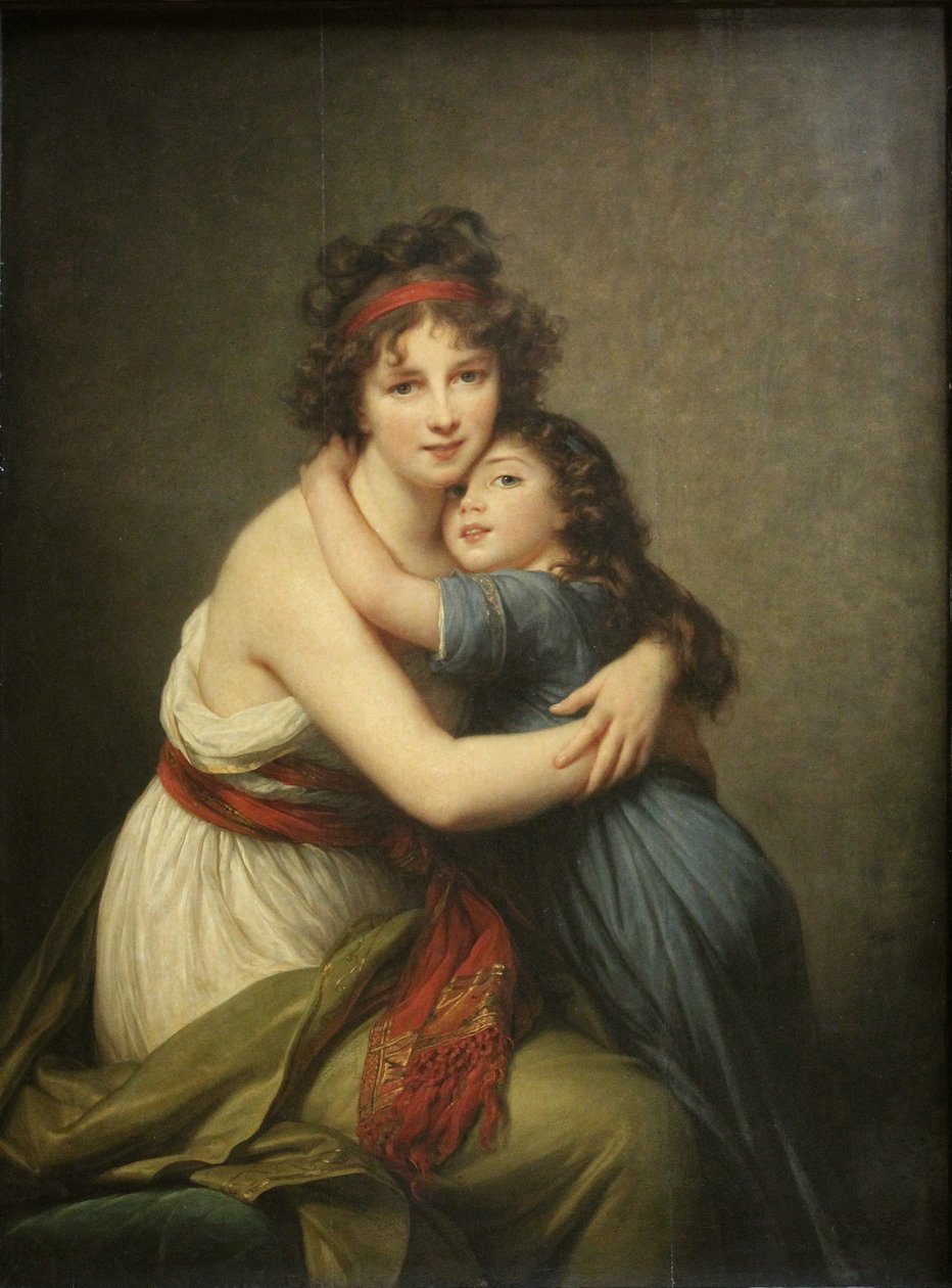 Elisabeth Louise Vigée-Lebrun, Madame Vigée-Lebrun and her daughter by Élisabeth Louise Vigée Le Brun