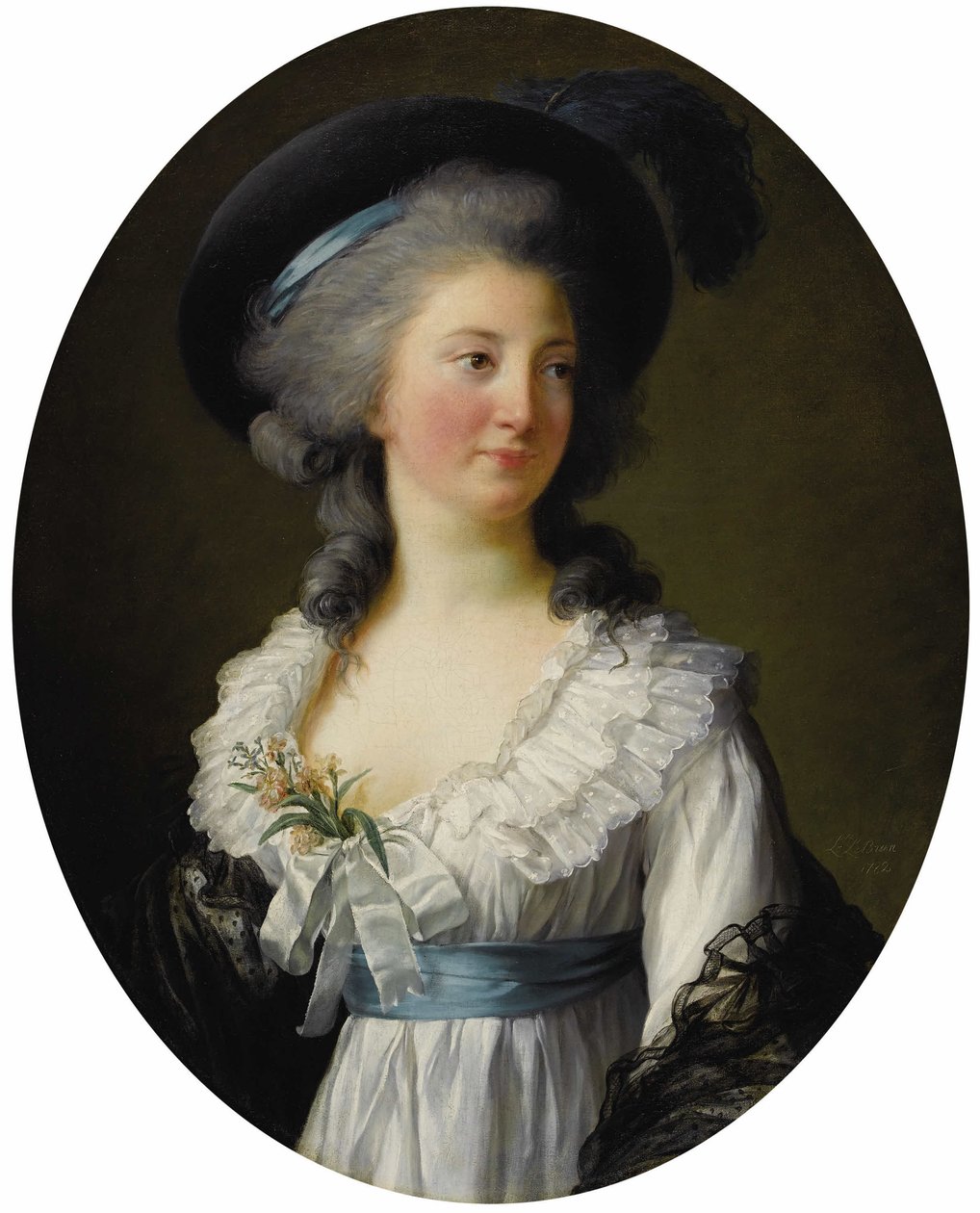 Portrait of Madame de Moreton, Comtesse de Chabrillan, Misidentified with Izabela Czartoryska by Élisabeth Louise Vigée Le Brun