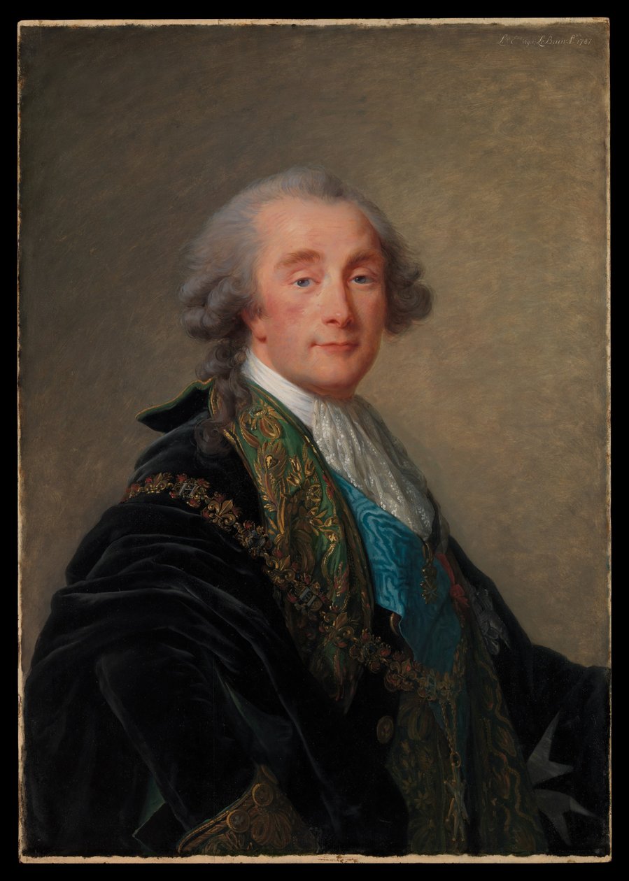 Alexandre Charles Emmanuel de Crussol-Florensac by Elisabeth Louise Vigee Lebrun
