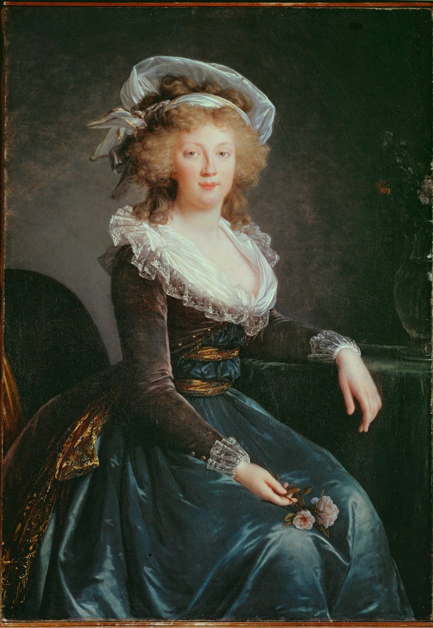 Maria Theresa of Bourbon, Wife of Louis de France, Non-Reigning Son of Louis XV by Elisabeth Louise Vigee-Lebrun