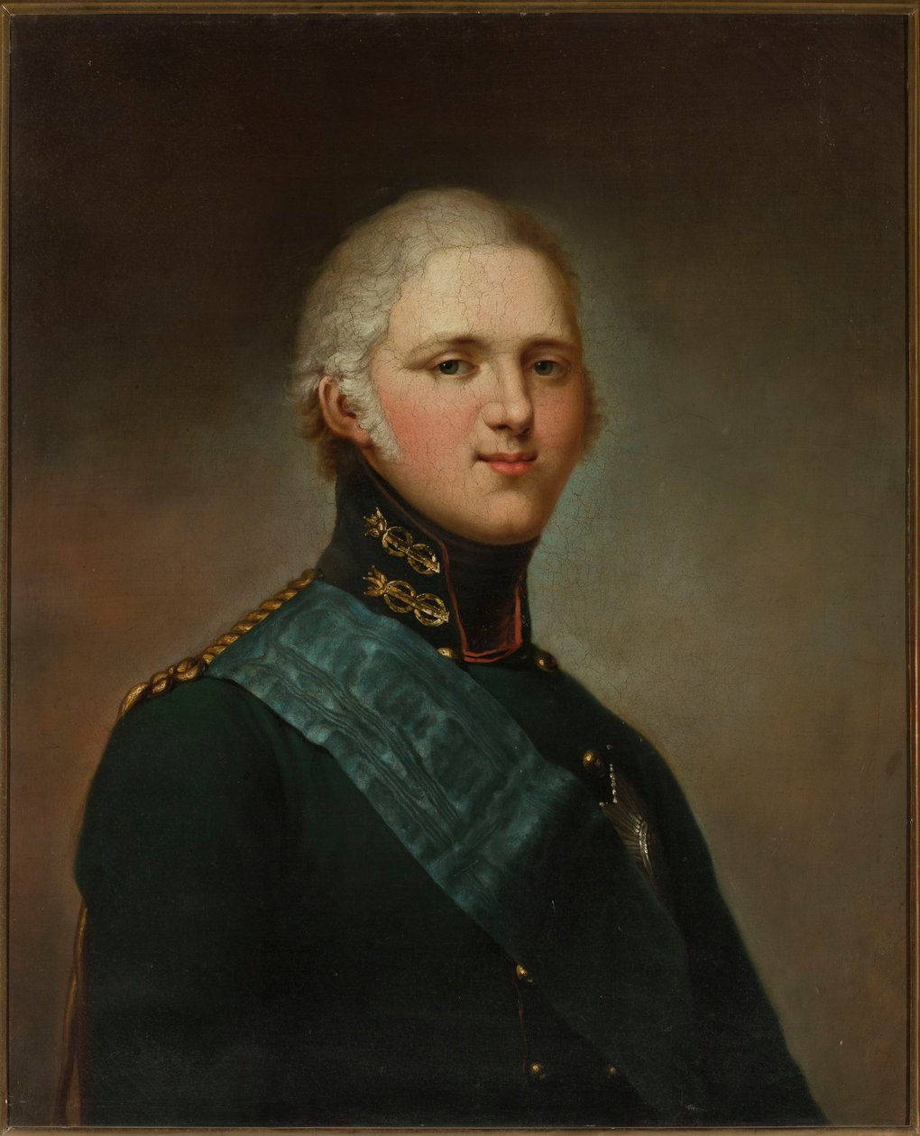 Portrait of Tsar Alexander I by Elisabeth Louise Vigee-Lebrun