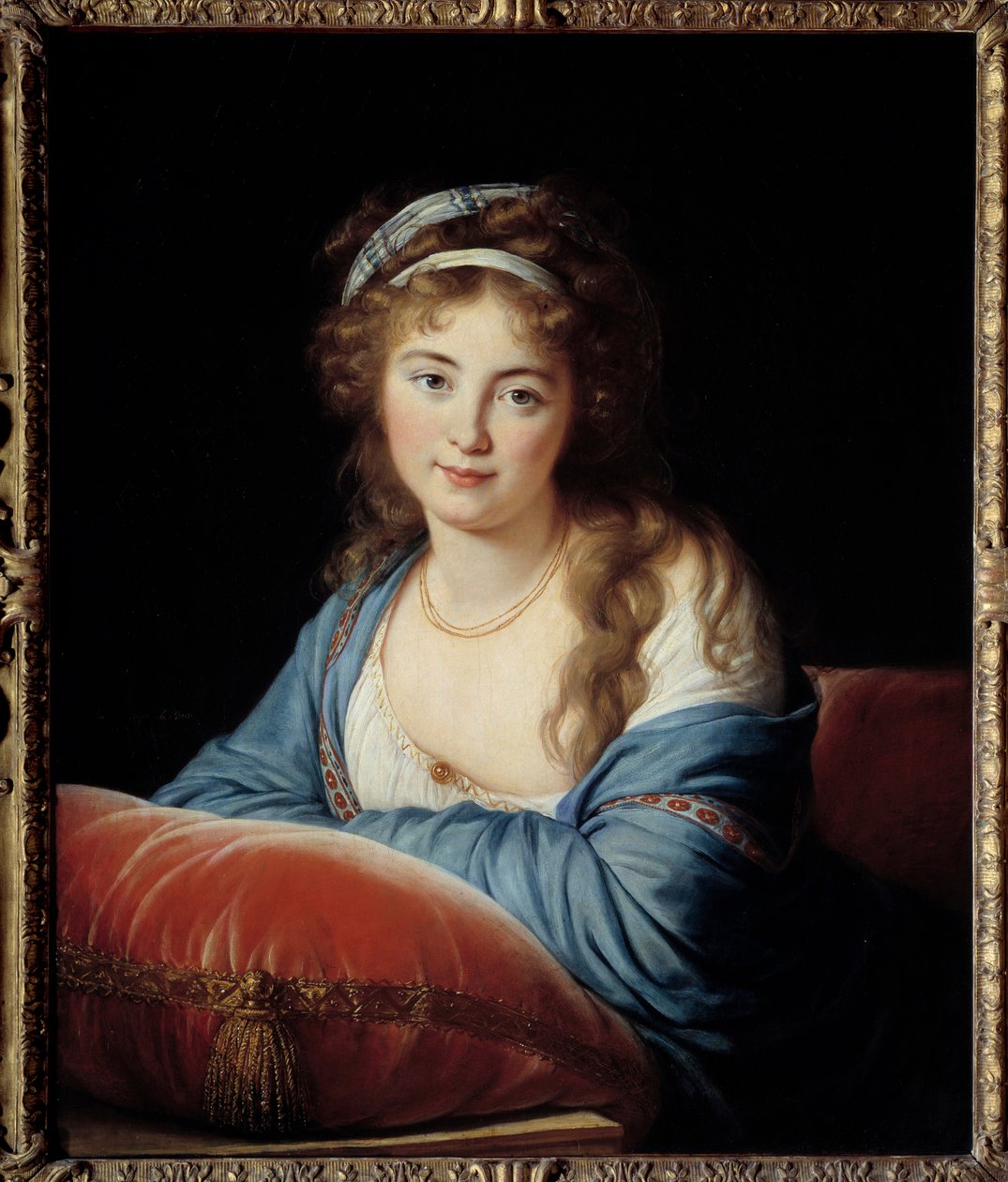 Portrait of the Countess Catherine Vassilievna Skavronskaia (1761-1829) Lady of Honour of Catherine II of Russia by Elisabeth Louise Vigee Lebrun