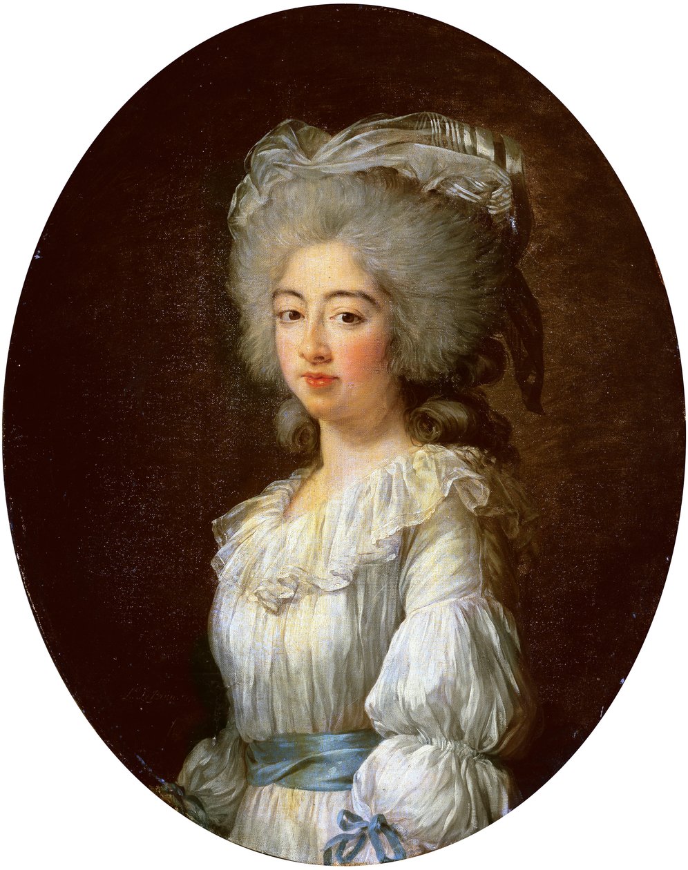 Portrait of Louise Marie Josephine, Comtesse de Provence, Later Queen of France by Elisabeth Louise Vigee Lebrun