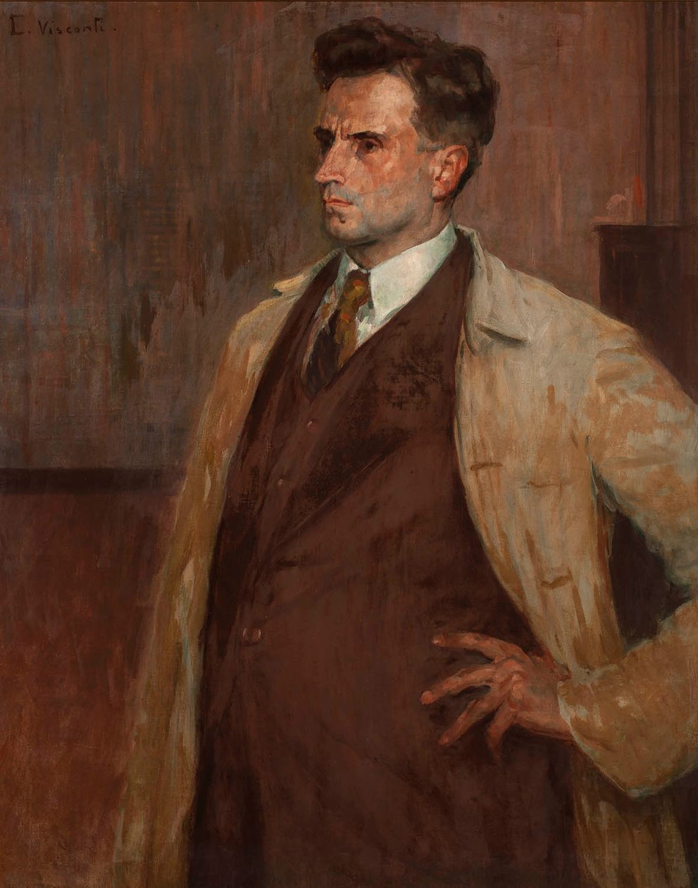 Portrait of the Sculptor Joao Zacco Parana by Eliseu Visconti
