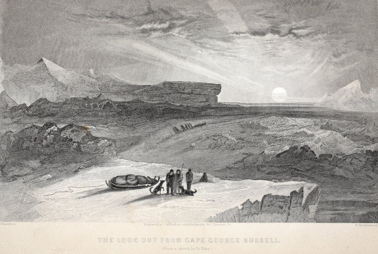 Look Out from Cape George Russell, illustration from 