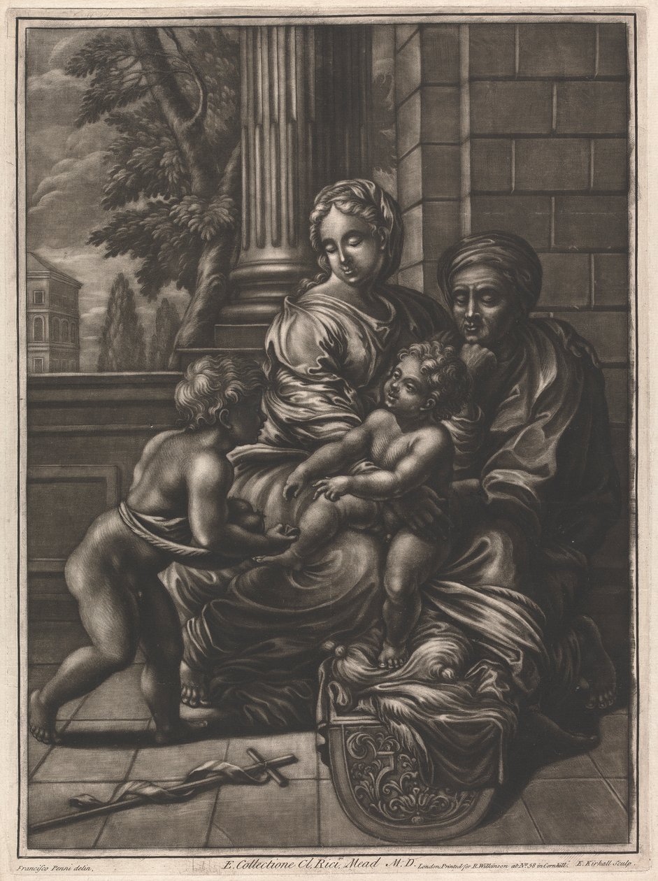 Virgin and Child by Elisha Kirkall