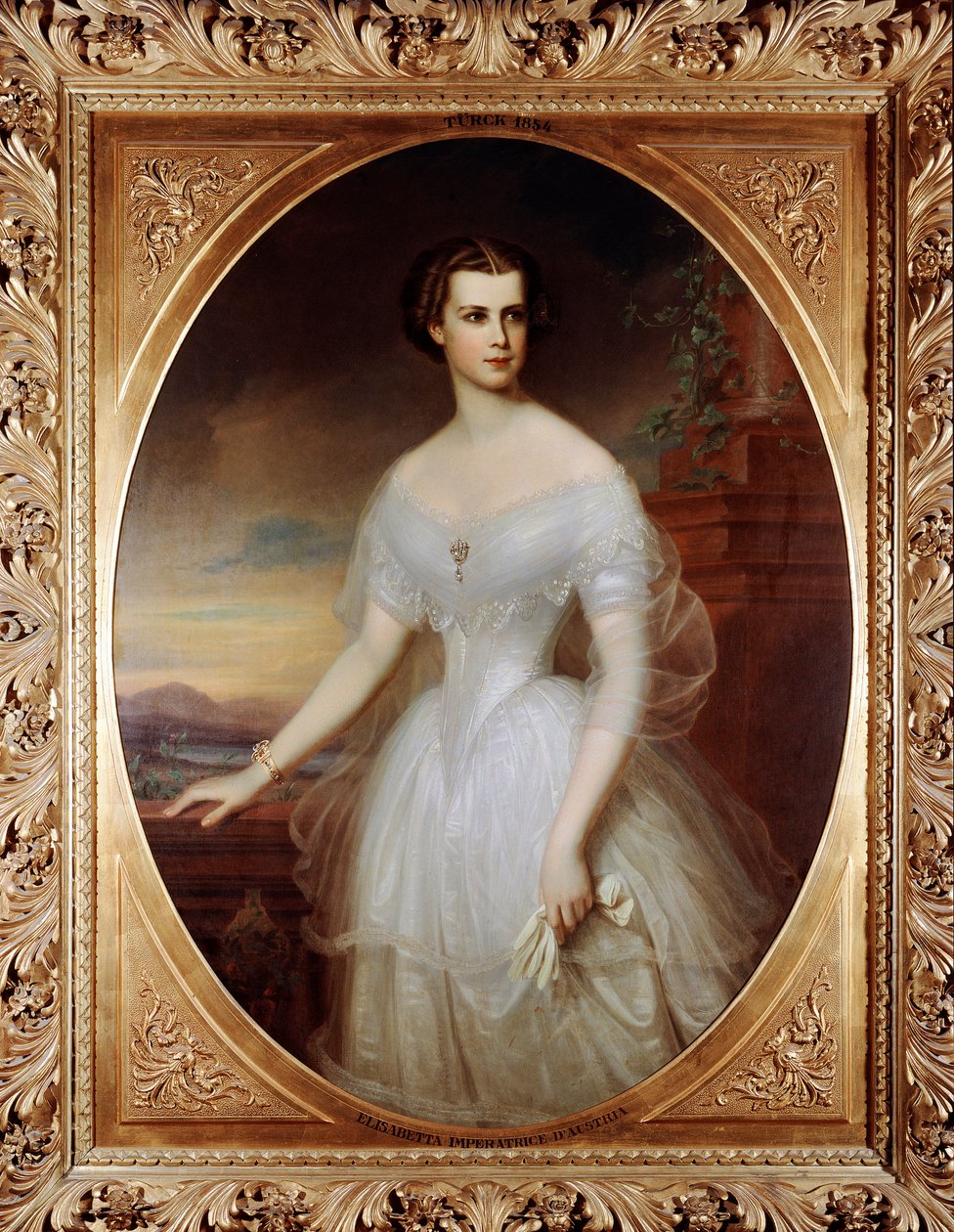 Elisabeth (Sissi), Empress of Austria in 1854 by Eliza Turck