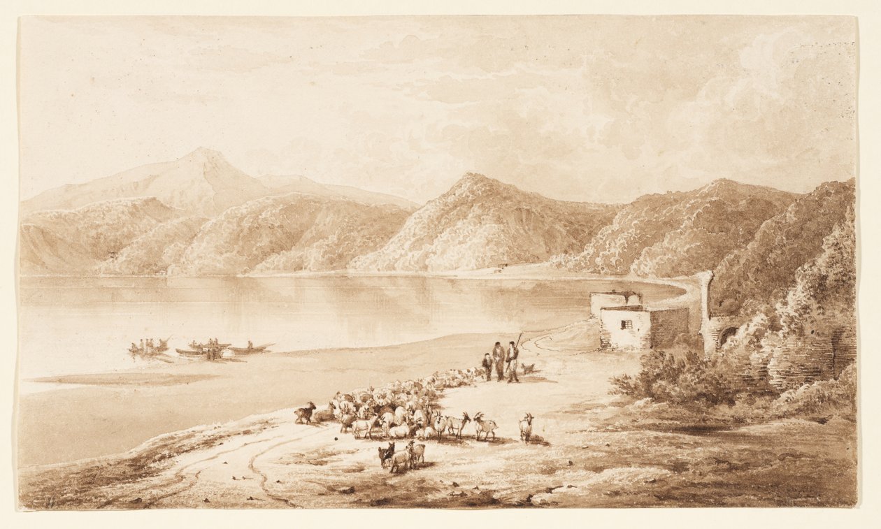 Lake Agnano by Elizabeth Frances Batty