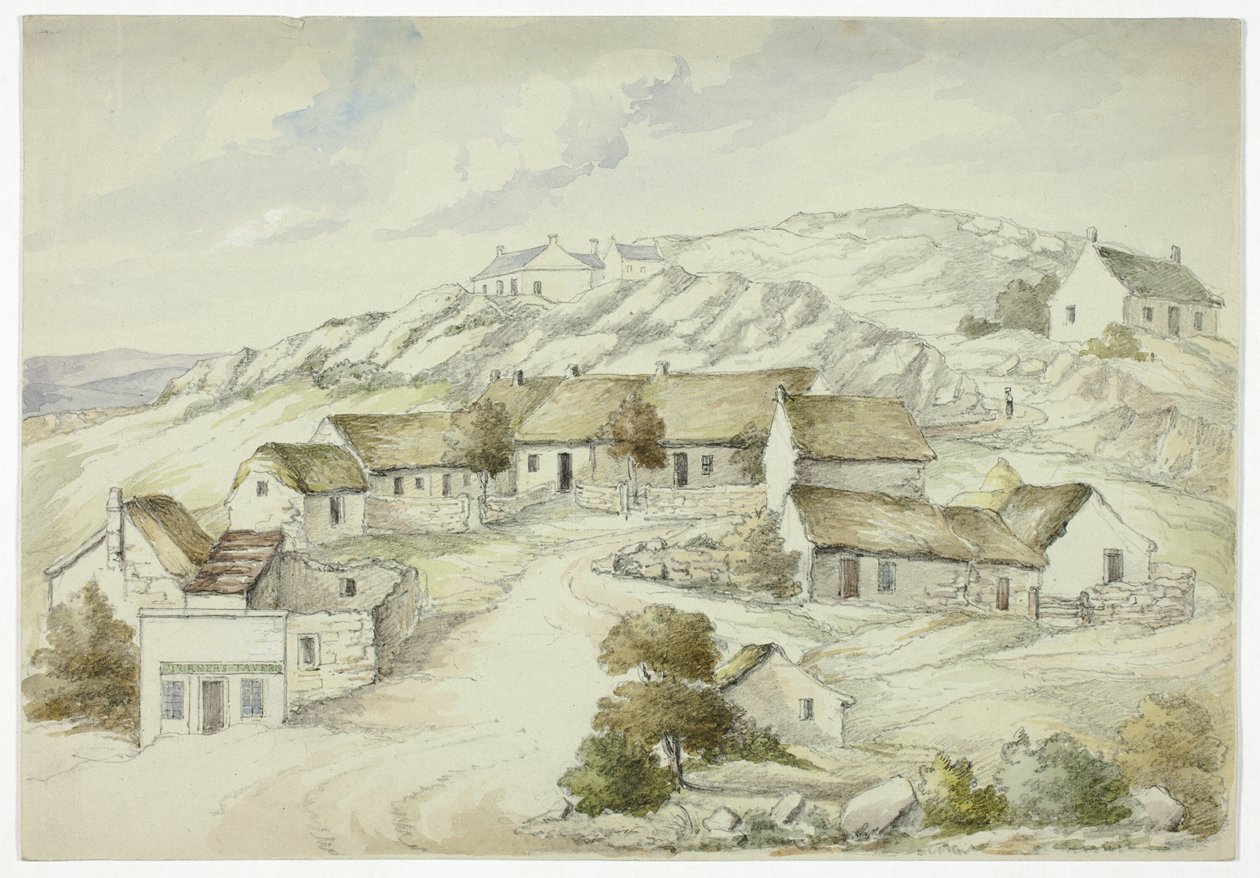 Kilkenny Village from the Rocks by Elizabeth Murray