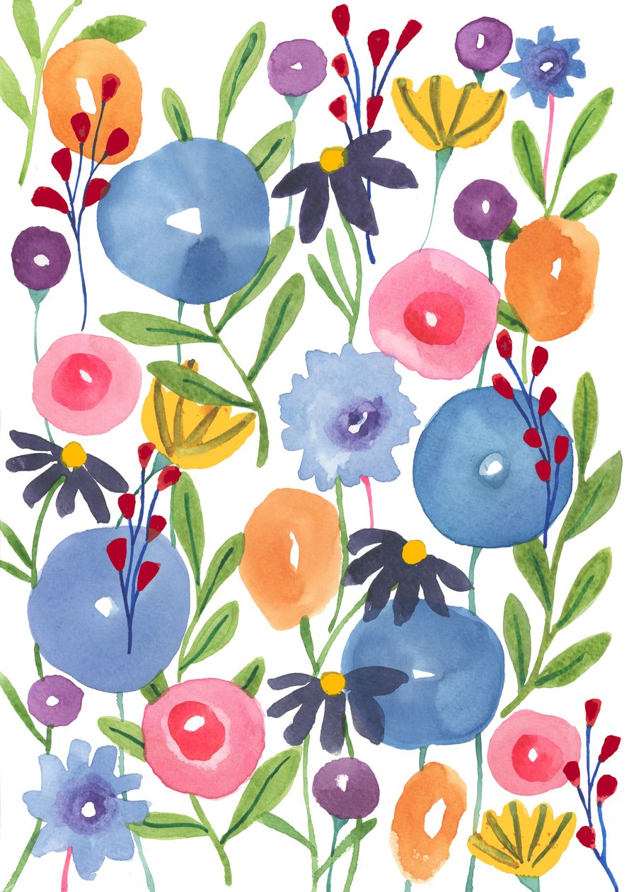 Boho Flowers, 2018 by Elizabeth Rider