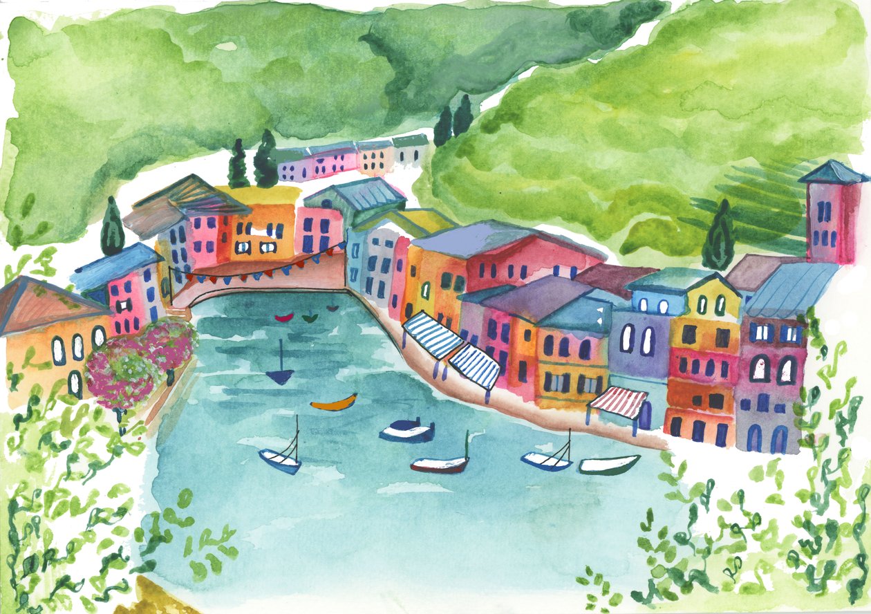Genoa Port, 2018 by Elizabeth Rider
