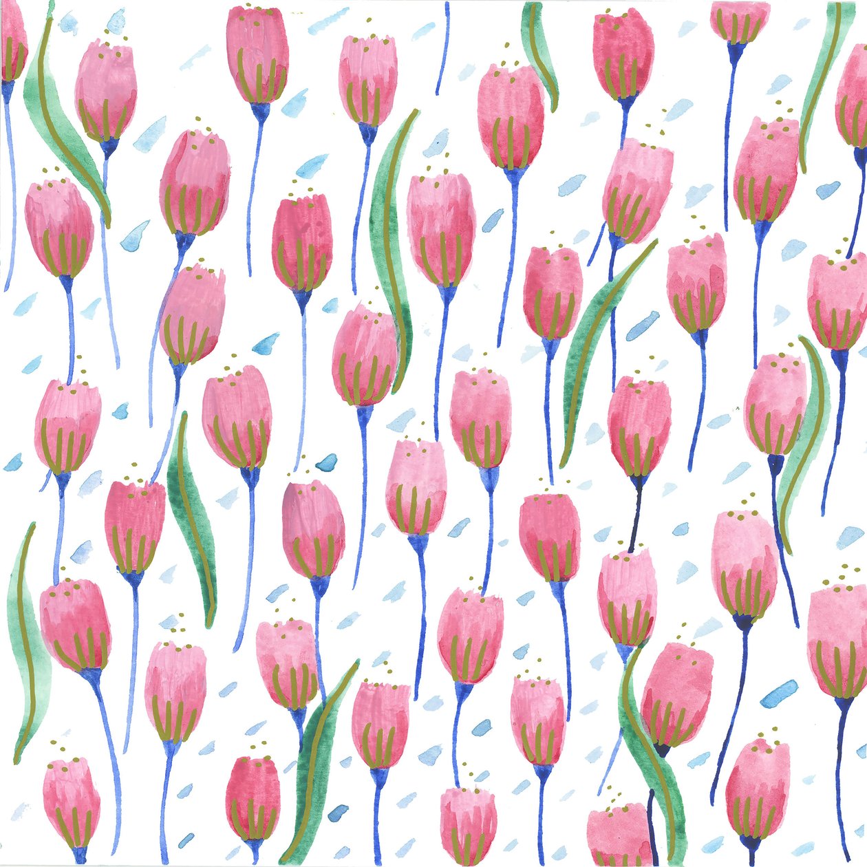 Pink Tulips, 2017 by Elizabeth Rider