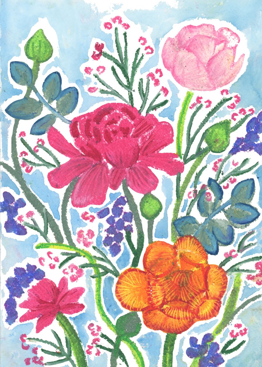 Ranunculus, 2018 by Elizabeth Rider