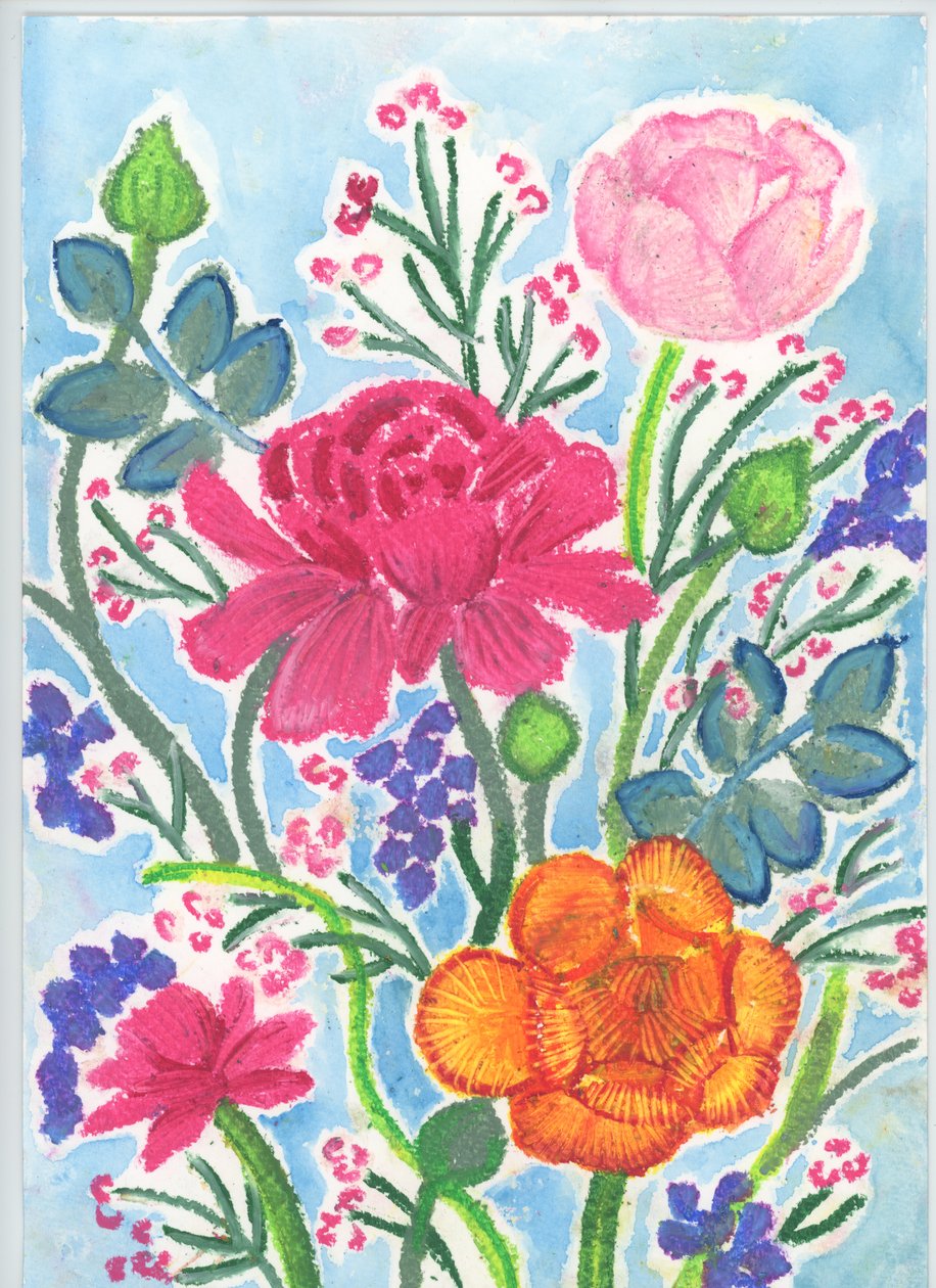 Ranunculus Bouquet by Elizabeth Rider