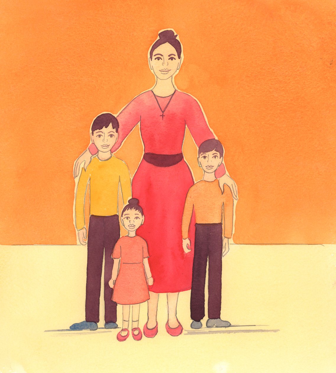 A mother gives joy to God when she loves and cares for her children by Elizabeth Wang