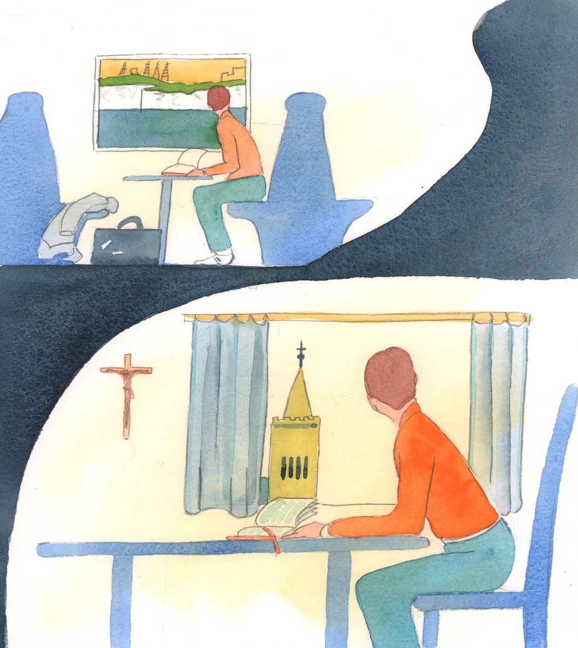 A person who adopts a new country, and loves it, finds out all he can, studies its history, travels to beautiful places, and defends it to others by Elizabeth Wang