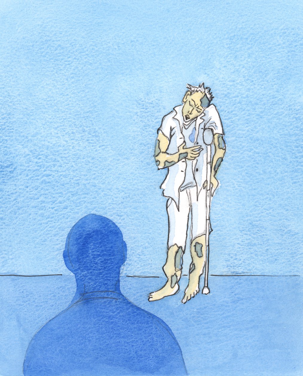 A very sinful person is in a pitiful state, in God
