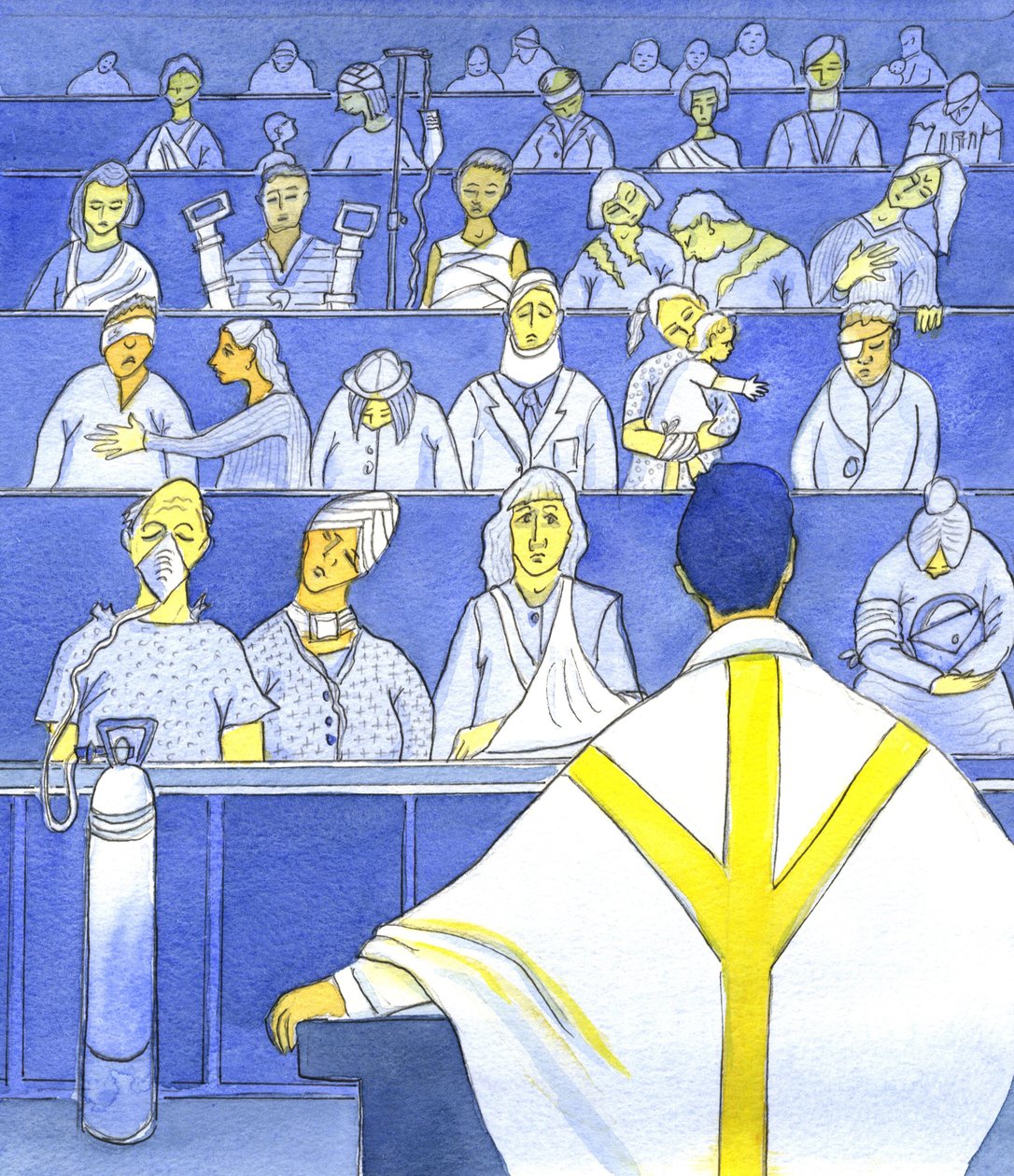 As the priest looks at his congregation, preparing to preach and teach at Mass, he should remember how needy they are by Elizabeth Wang