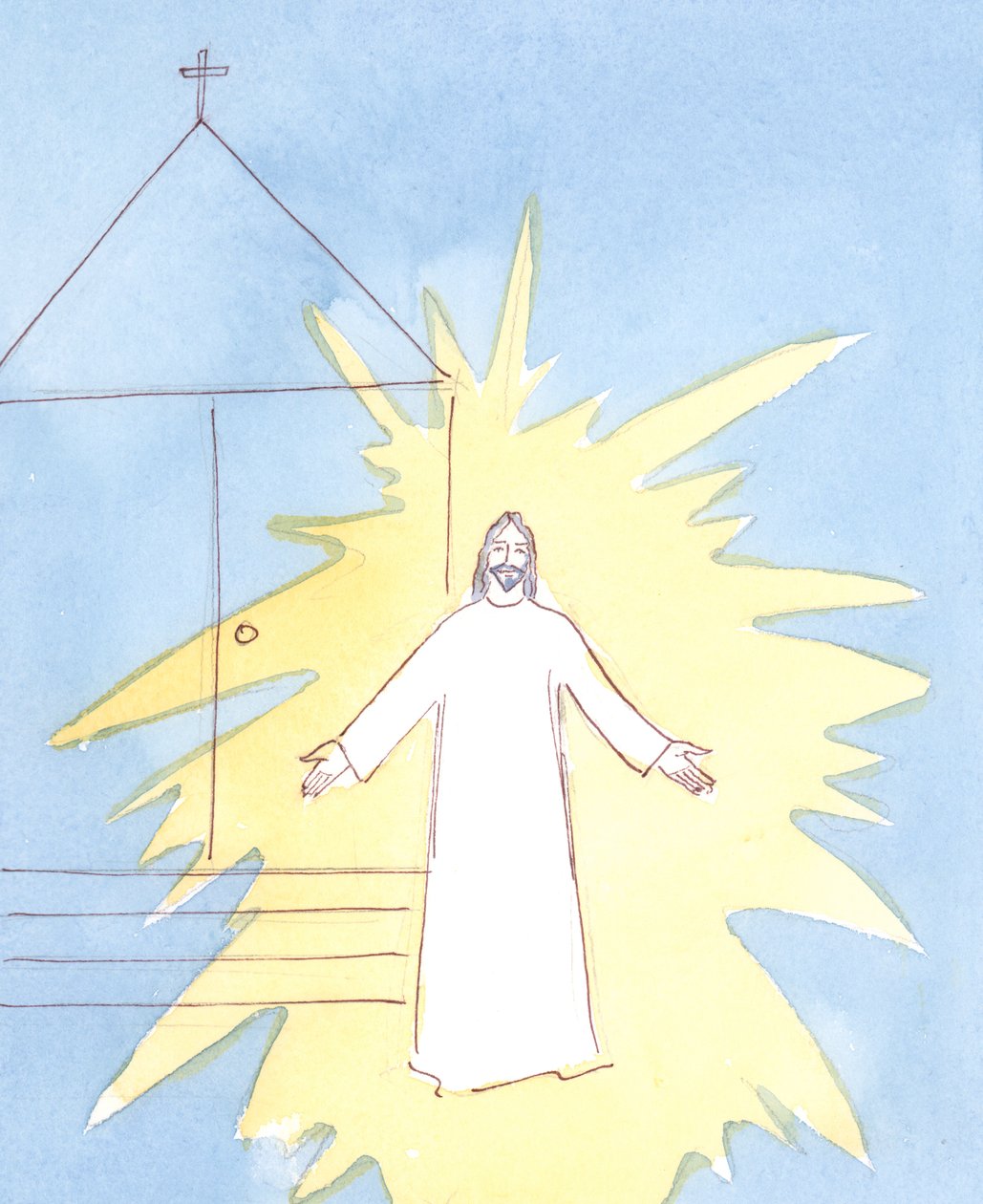 As we enter the church, Christ greets us from the tabernacle. He delights especially when we love and honour His Mother on her feast days by Elizabeth Wang